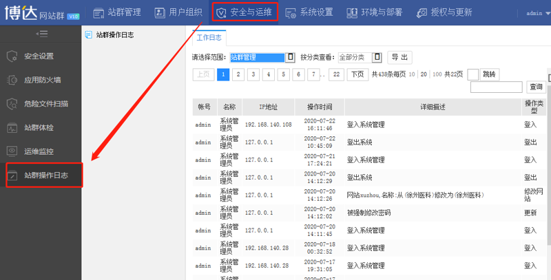 站群管理系统